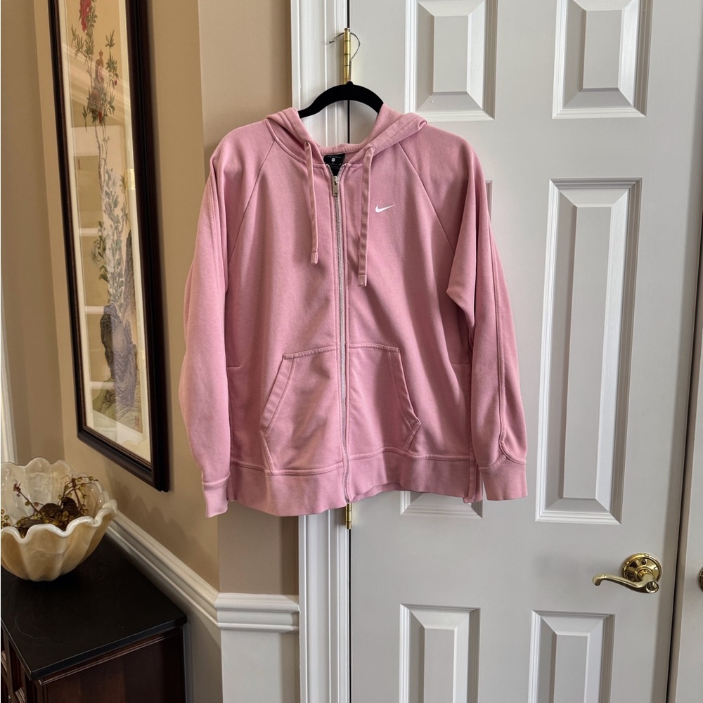 Nike Dri-FIT Pink Full Zip Hoodie